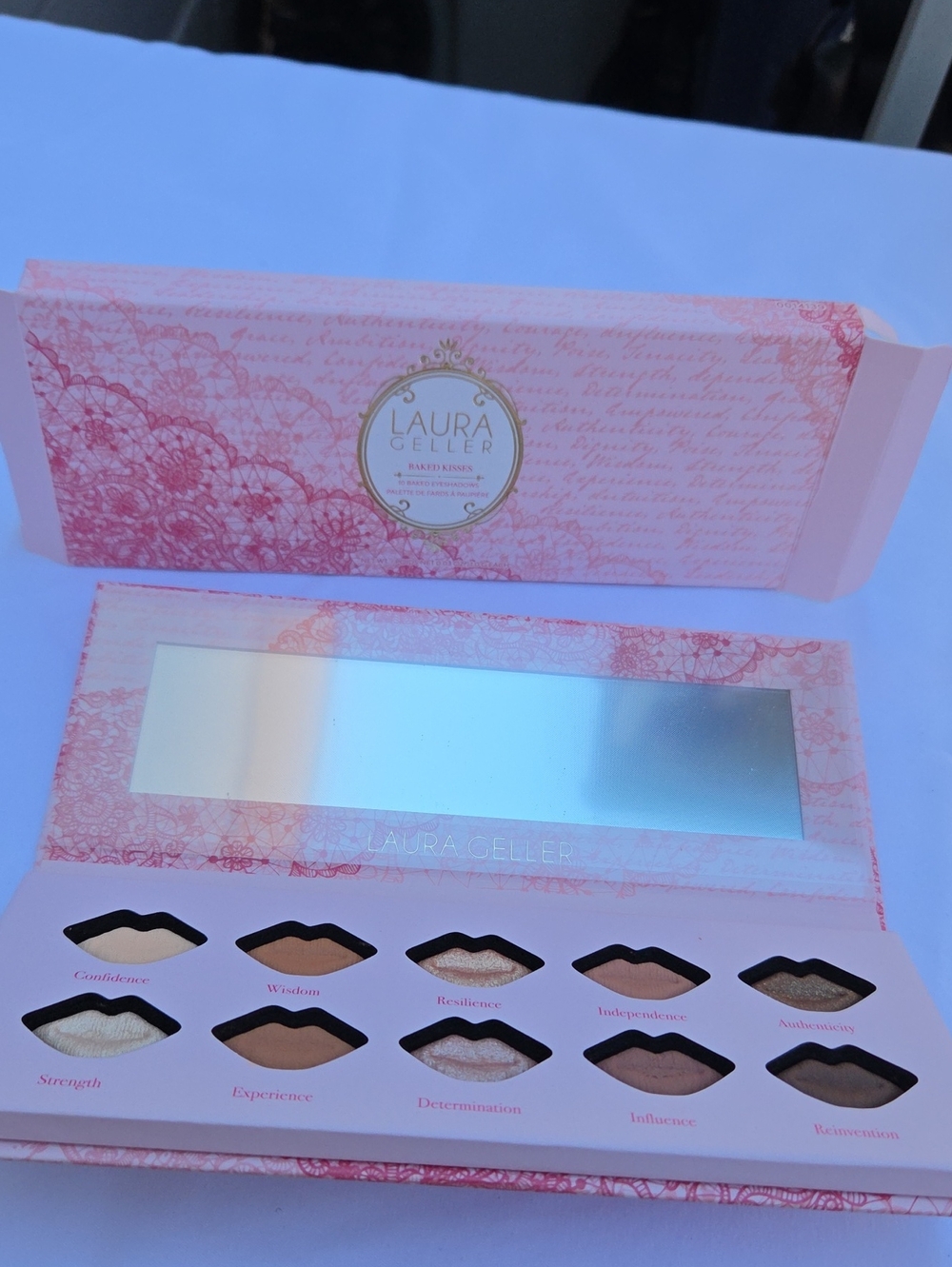 Laura Geller Pink Eyeshadow Palette — Soft Pink & Neutral Shades